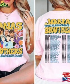Jonas Brothers Double Sided Shirt Tour Concert 2023 Retro Hoodie Unisex Jonas Brothers Double Sided Shirt Tour Concert 2023 Retro Hoodie Unisex
