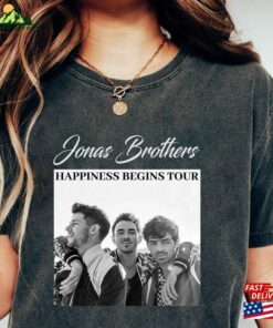 Jonas Brothers Happiness Begins Tour Vintage T-Shirt Five Albums One Night Shirt 2023 Sweatshirt Unisex Jonas Brothers Happiness Begins Tour Vintage T-Shirt Five Albums One Night Shirt 2023 Sweatshirt Unisex