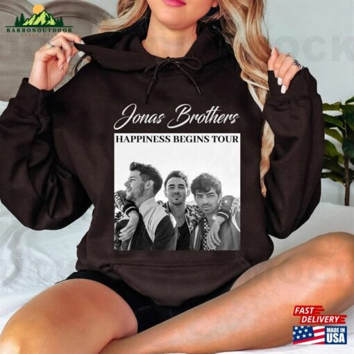 Jonas Brothers Happiness Begins Tour Vintage T-Shirt Five Albums One Night Shirt 2023 Sweatshirt Unisex