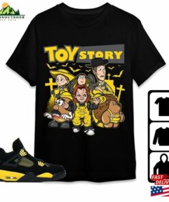 Jordan 4 Thunder Unisex Shirt Kid Toddler Hoodie T-Shirt