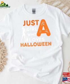 Just A Girl Who Loves Halloween Shirt Hocus Pocus T Shirt Sweatshirt 3