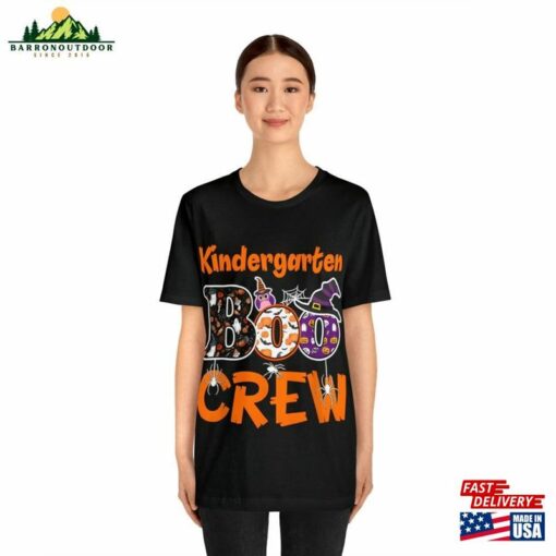 Kindergarten Boo Crew Teacher Student Halloween Costume 2023 T-Shirt Unisex Jersey Short Sleeve Tee