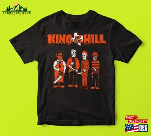 King Of The Kill Hank Hill Horror Parody Tee Shirt T-Shirt Unisex