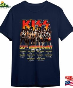 Kiss Band 50Th Anniversary 1973 2023 Signatures T-Shirt Shirt Fan Lover Tee Sweatshirt Classic Kiss Band 50Th Anniversary 1973 2023 Signatures T-Shirt Shirt Fan Lover Tee Sweatshirt Classic