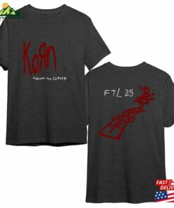 Korn Ftl 25 Follow The Leader Shirt Tour 2023 Retro Tee Gift Unisex Fans Band Sweatshirt 3