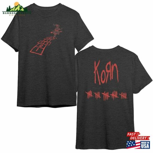 Korn Ftl 25 Hopscotch Follow The Leader T-Shirt Tour 2023 Retro Tee Gifts Band Unisex Shirt Classic Sweatshirt