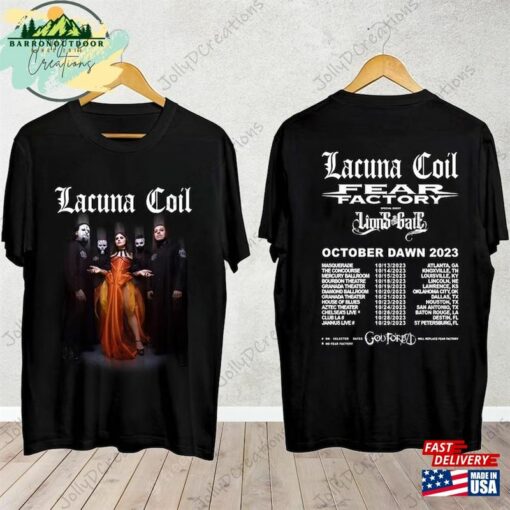 Lacuna Coil 2023 Dawn Us Tour Shirt Band Fan Concert Sweatshirt Classic