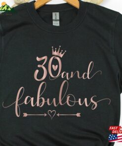 Ladies 30Th Birthday Shirt Gift For Women Custom Party 2023 Hoodie Sweatshirt