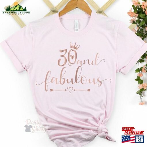 Ladies 30Th Birthday Shirt Gift For Women Custom Party 2023 Hoodie Sweatshirt