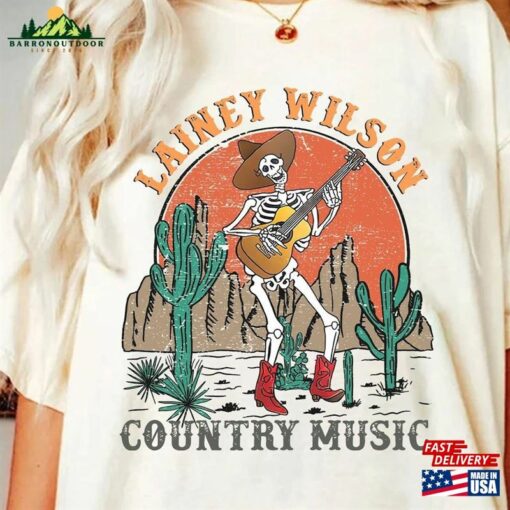 Lainey Wilson Skeleton Playing Guitar T-Shirt Tour 2023 Shirt Sweatshirt