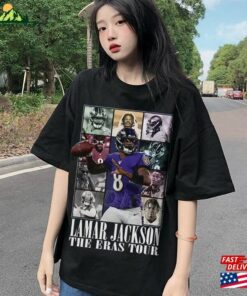 Lamar Jackson The Eras Tour Shirt 90S Bootleg T-Shirts Unisex T-Shirt Lamar Jackson The Eras Tour Shirt 90S Bootleg T-Shirts Unisex T-Shirt