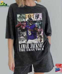 Lamar Jackson The Eras Tour Shirt 90S Bootleg T-Shirts Unisex T-Shirt