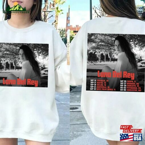 Lana Del Rey Tour 2023 T-Shirt Concert Graphic Shirt Lover Gift For Fan Hoodie Classic