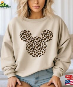 Leopard Print Minnie Sweatshirt Animal Kingdom Shirt Women Hoodie T Shirt 3
