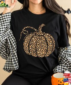 Leopard Pumpkin Shirt Cheetah Thanksgiving Hoodie Sweatshirt 3