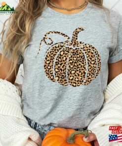 Leopard Pumpkin Shirt Cheetah Thanksgiving Hoodie Sweatshirt 4