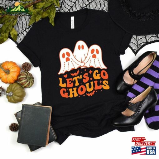 Let’s Go Ghouls Shirt Scary Ghost Classic Sweatshirt