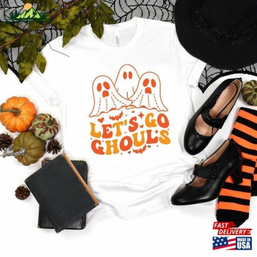 Let’s Go Ghouls Shirt Scary Ghost Classic Sweatshirt