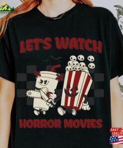 Let’s Watch Horror Movies Shirt Distressed Heavy Cotton Unisex Sweatshirt Let’s Watch Horror Movies Shirt Distressed Heavy Cotton Unisex Sweatshirt