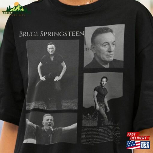 Limited Bruce Springsteen Vintage T-Shirt Gift For Women And Man Unisex Bootleg Classic