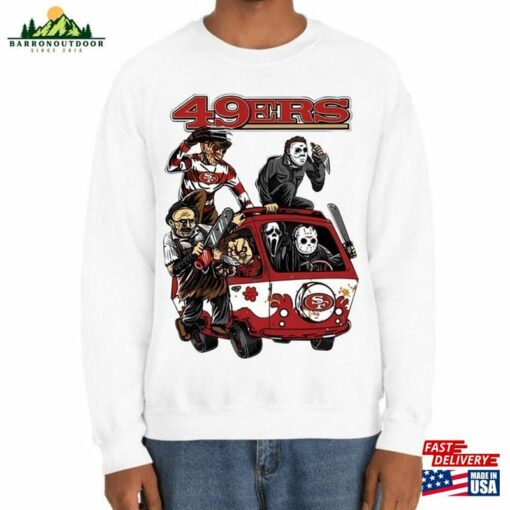 Limited San Francisco 49Ers Halloween Unisex Sweatshirt Hoodie Crewneck Football