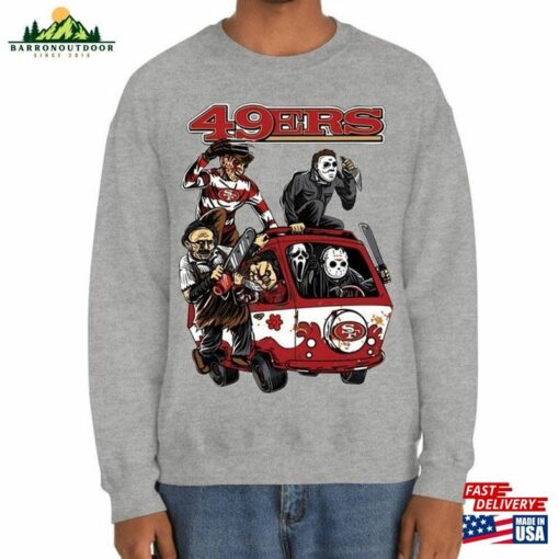 Limited San Francisco 49Ers Halloween Unisex Sweatshirt Hoodie Crewneck Football