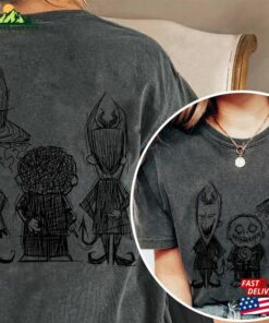 Lock Shock Barrel Oogie Both Backside The Nightmare Before Christmas Comfort Colors T-Shirt Sweatshirt