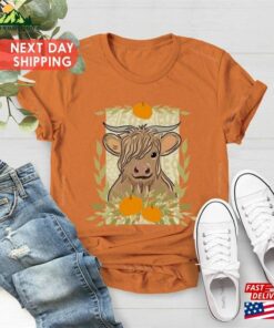 Long Horn Thankful Cow Shirt Fall 2023 Cute T-Shirt Classic Long Horn Thankful Cow Shirt Fall 2023 Cute T-Shirt Classic