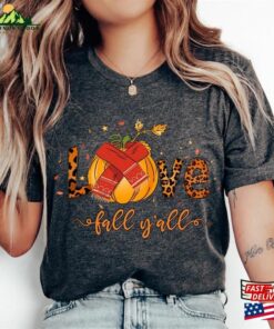 Love Fall Y'all Leopard Print Shirt Unisex Sweatshirt 2 Love Fall Yall Leopard Print Shirt Unisex Sweatshirt 3