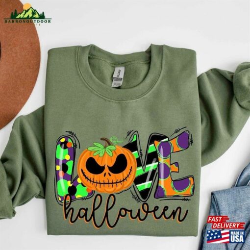 Love Halloween Sweatshirt Party Shirt Unisex