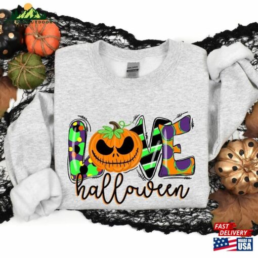 Love Halloween Sweatshirt Party Shirt Unisex