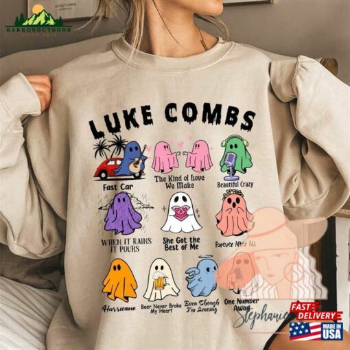 Luke Combs Ghost Halloween Sweatshirt Country Music T-Shirt Classic