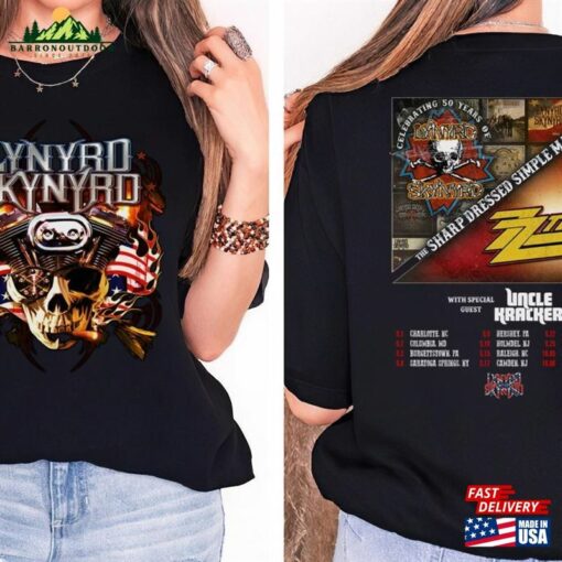 Lynyrd Skynyrd Tour 2023 Shirt The Sharp Dressed Simple Man Classic Tee Hoodie