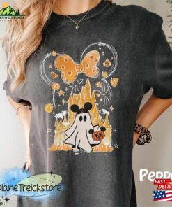 Magic Kingdom Halloween Shirt Disney Watercolor Castle Mickey Ghost Classic Unisex 2 Magic Kingdom Halloween Shirt Disney Watercolor Castle Mickey Ghost Classic Unisex 3