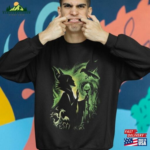 Maleficent Halloween Shirt Sleeping Beauty Villain Unisex Hoodie