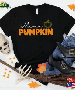 Mama Pumpkin Shirt Little Fall Unisex T-Shirt