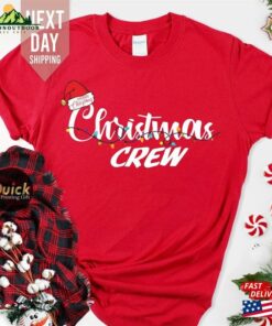 Matching Family Christmas T Shirts 2023 Daddy Mummy Baby Outfit Crew Squad T Shirt Women Men Unisex Sweatshirt 3