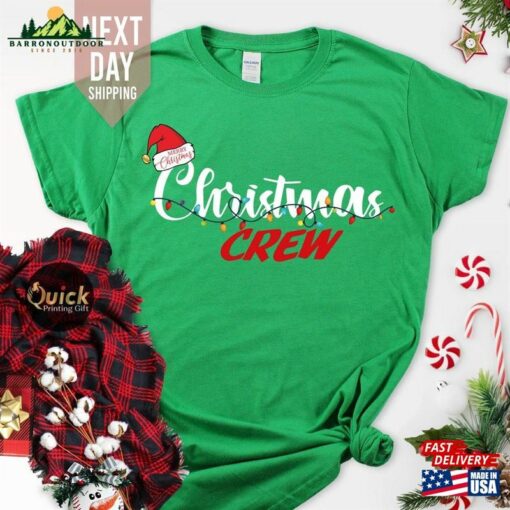 Matching Family Christmas T-Shirts 2023 Daddy Mummy Baby Outfit Crew Squad T-Shirt Women Men Unisex Sweatshirt