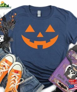 Matching Family Halloween Pumpkin Face Shirts Funny T Shirt Tops 2023 Party Costume Classic Sweatshirt 4