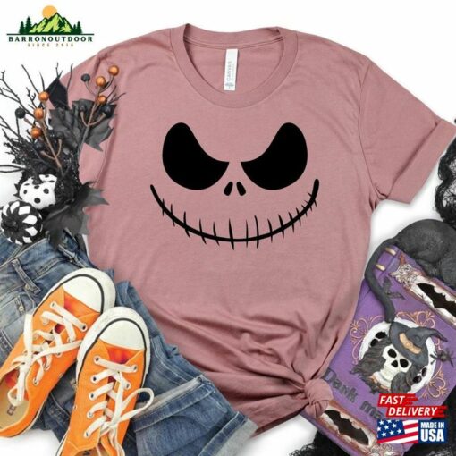 Matching Family Halloween Pumpkin Shirts Funny Face T-Shirt Tops 2023 Party Costume Unisex