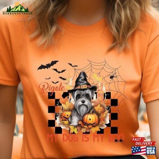 Matching Halloween Dog Shirt Cute Schnauzert-Shirt For Customized Name Shirts Classic Unisex