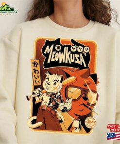 Meowkuza Fanart Shirt Cartoon Cat Sweatshirt Lover Hoodie T Shirt 3