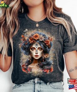Mexican Catrina Shirt Day Of The Dead Dia De Los Muertos Sweatshirt Unisex