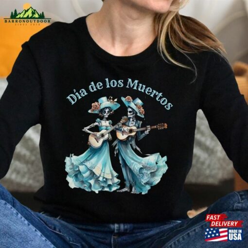 Mexican Dia De Los Muertos T-Shirt Day Of The Dead Skeleton Shirt Classic