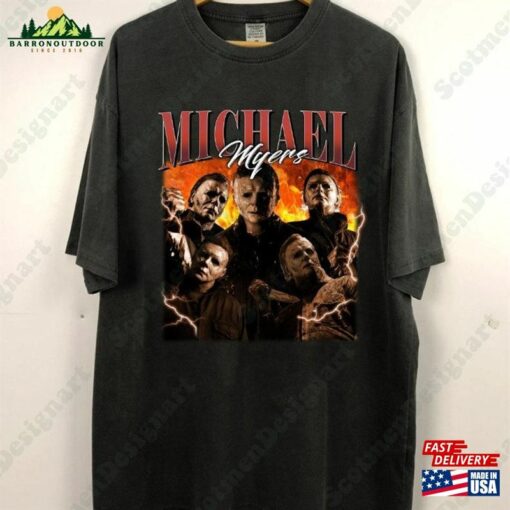 Michael Myers Vintage 90S Halloween Lieben Horror Film Tshirt T-Shirt Movies Tee Classic Unisex