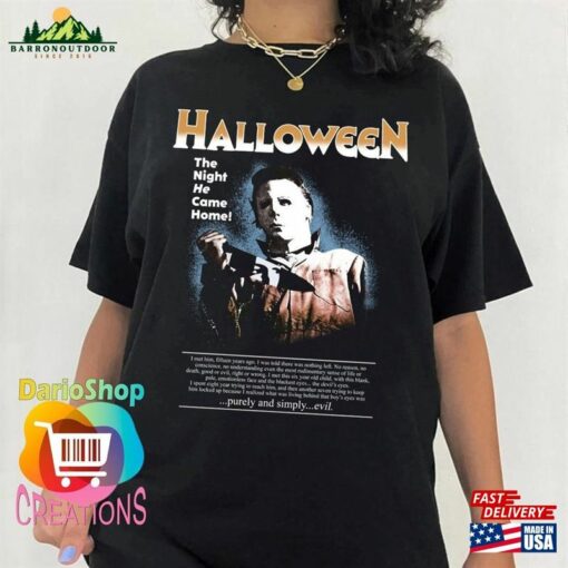 Micheal Myers Halloween Comfort Colors Tshirt Michael Youth Killer Shirt Sweatshirt T-Shirt