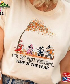 Mickey And Friends Autumn Shirt Retro Disney Fall It Classic Hoodie