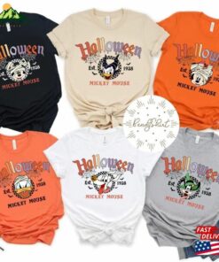 Mickey And Friends Checkered Disney Halloween Shirt Disneyland Group Family Party 2023 Classic T-Shirt 2 Mickey And Friends Checkered Disney Halloween Shirt Disneyland Group Family Party 2023 Classic T Shirt 3