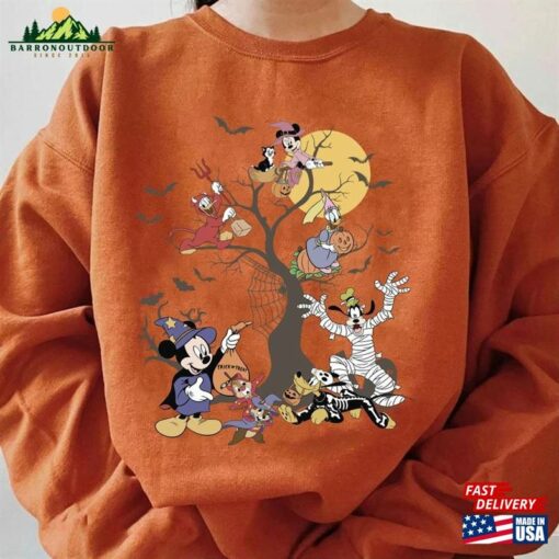 Mickey And Friends Disney Hallloween Shirt Halloween Spooky Seasons Unisex Classic