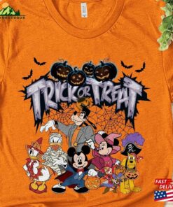 Mickey And Friends Disney Halloween Shirt Trick Or Treat Not So Scary Party 2023 Sweatshirt T-Shirt